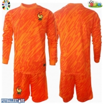 Frankrike Keeper Bortedraktsett Barn EM 2024 Langermet (+ Korte bukser)